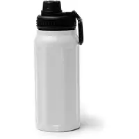 Roly Dubbelwandige RVS Thermosfles. 540 ml kleur Wit 1912 Geschikt voor laser techniek