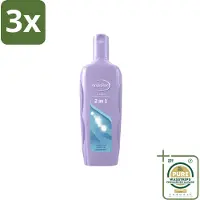Andrélon 3 x – Shampoo – 2-in-1 – 450 ml - Grootverpakking - Shampoo 2-in-1 - Haarverzorging - Haartype - Verzorging - Reinigen