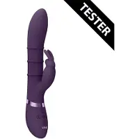 VIVE by Shots - Sora - Up Down Stimulerende Ringen, Vibrerende G-Spot Rabbit - Paars - Tester
