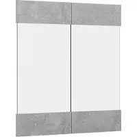 Vicco R-Line Keukenfront – 59.2 x 59 cm meubelfront voor de glazen hangkast Beton