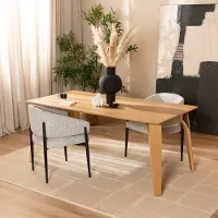 Bronx Eettafel Flint naturel eiken 180 x 90 cm