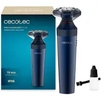 Cecotec Afeitadora Rotativa PrecisionCare Elite. Autonomía 70 minutos, Cuchillas de Acero Inoxidable, Resistente al Agua IPX6