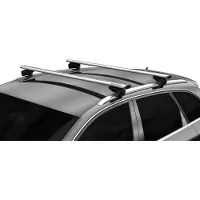 Menabo Dakdragers geschikt voor Seat Leon ST (5F) 2014-2020 wagon Lince aero zilver