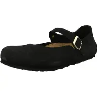 Birkenstock Ballerina met riempjes 'Mantova LEVE' zwart