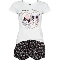 Hello Kitty - Anime Pyjama - and Friends - Kuromi - S tot 3XL - voor Vrouwen - meerkleurig - Maat M