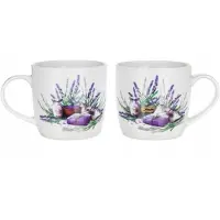 Banket Lavendel Mokkenset (2 stuks) - 360 ml Keramiek