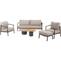 4 Seasons Outdoor Demi Barolo stoel bank loungeset 6 delig terre Taste 4SO