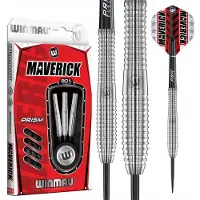 Winmau Maverick 24g professionele wolfraamdarts met vleugels en schachten