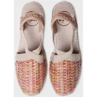 Toni pons Vegan espadrilles voor dames van veelkleurig raffia | TERRA-CS