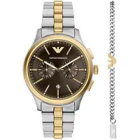 Emporio Armani Analoog horloge goud / zwart / zilver