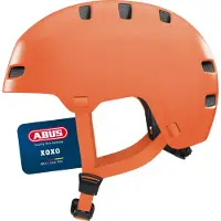 ABUS Fietshelm XOXO mono orange M - 54-58 cm - oranje - Geschikt voor gebruik op elektrische fietsen - stadsfietsen - 400 g
