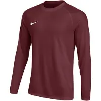 Nike Dri-FIT Park VIII Voetbalshirt Lange Mouwen Donkerrood Wit