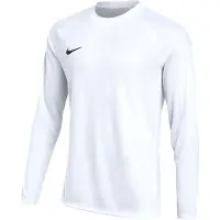 Nike Dri-FIT Park VIII Voetbalshirt Lange Mouwen Wit Zwart