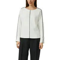 s.Oliver Black Label Sweatshirt ecru / zwart