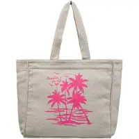 Roxy - Drink the Wave Tote Bag - Schoudertas grijs
