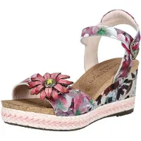 LAURA VITA Sandaal sering / zwart / wit