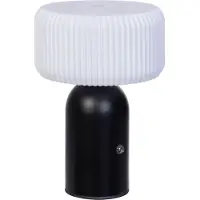 Luxform Tafellamp Nazare zwart USB oplaadbaar