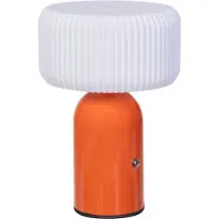 Luxform Tafellamp Nazare oranje USB oplaadbaar