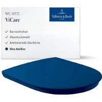 Villeroy & Boch O.Novo closetzitting afneembaar met softclose en deksel blauw