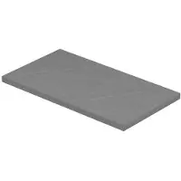 Ink Topdeck XS Fontein Afdekplaat 40x22cm Keramische Slab - Armani Grey Mat - 8718835160883 - Wastafels, Fonteinen, Topbladen