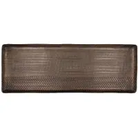 HBX natural living Dienblad 45x18x1,5cm Brass Bruin bruin Messing Decoratieve