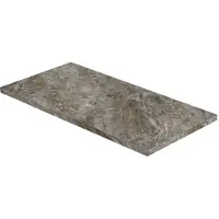 Ink Topdeck XS Fontein Afdekplaat 40x22cm Keramische Slab - Earth Glossy - 8718835391676 - Wastafels, Fonteinen, Topbladen