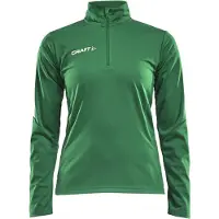 Craft Trainingsjack Women Progress Halfzip LS Tee Team Green-S