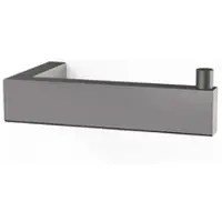 Zack WC Rolhouder Linea Grafiet 14,5 cm