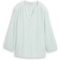 Tom Tailor Blouse mintgroen / wit
