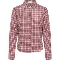 ONLY Blouse 'JDYLyra' ecru / lila / bordeaux