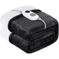 Aura AuraInfrarood Deken - Elektrische Deken – Warmtedeken - Grijs - 38cm x 33cm x 14cm