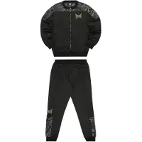 TAPOUT Trainingspak 'Roots Taptrack' donkerblauw / groen / zwart