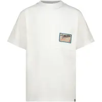 Vingino Shirt 'Hoscot' beige / blauw / oranjerood / wit