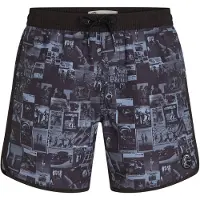 O'Neill Zwemshorts 'O'riginals Scallop 16' lichtgrijs / zwart