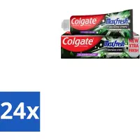 Colgate – Tandpasta – MaxFresh Whitening Bamboo Charcoal – 100 ml - Voordeelverpakking - 24 stuks