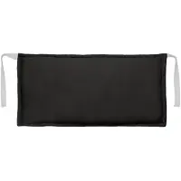 Ferocity - Hoofdsteun voor houten ligstoelen - Comfortabel - Waterafstotend - 45 x 25 cm - Polyester - Zwart