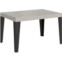 Itamoby Uittrektafel 140/244x90 cm, kleur: Flame Cashmere, met antraciet poten