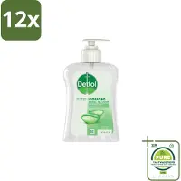 Dettol Handzeep Hydraterend Aloë Vera 250 ml - Voordeelverpakking - 12 stuks - Handzeep - Antibacteriële handzeep