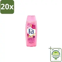 Fa 20 x – Douchegel – Magic Oil Pink Jasmine – 250 ml - Grootverpakking - Douchegel - Roze Jasmijn - Luxe Douchegel - Bloemige Geur - Verzorgende Douchegel