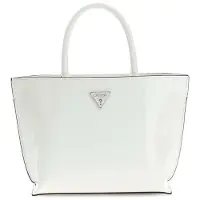 GUESS handtas schoudertas Arnela Mini Tote White wit