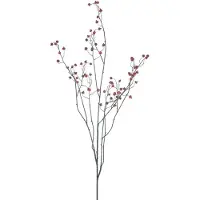 Buitengewoon Boet Rose hip branche rood 134 cm kunsttak
