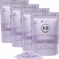 Cosmeau Geurbooster 200 Lavendel Navulling Refill Made in Holland - Geurparels - 200 Wasbeurten - Lavender - 1000gr - Geurkralen Wasparfum Scent Booster