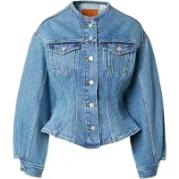 Levi's Tussenjas 'Sculpted Trucker Jacket' blauw denim