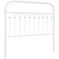 Super Merchant Vervangend hoofdbord 107 cm metaal wit