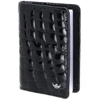 Golden Head Leren kaarthoes Cayenne RFID Protect Kartenetui 4431 Schwarz zwart