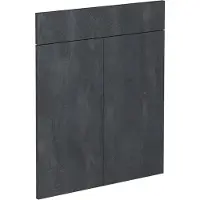 Vicco R-Line Keukenfront – 59.6 x 70.8 cm meubelfront voor de lade-onderkast Zwart beton