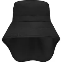 Myrtle beach - Functionele hoed met nekbescherming - One Size - Zwart.