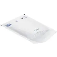 RAJA Luchtkussenenveloppen Wit Zonder Venster 180 (B) x 260 (H) mm Kleefstrip Gerecycled 95% 100 Stuks