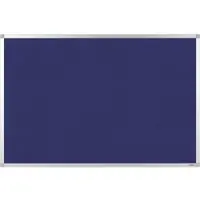 Viking Vilt Prikbord Wandmontage 120 (B) x 0,81 (D) x 90 (H) cm Aluminium Blauw