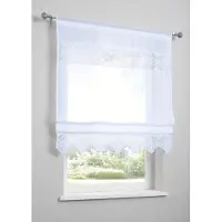 Bonprix Vouwgordijn met gehaakte boord maat h/b: 130/140 cm